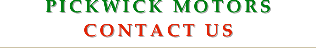 Pickwick motors
contact us
￼